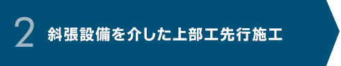 2 斜張設備を介した上部工先行施工